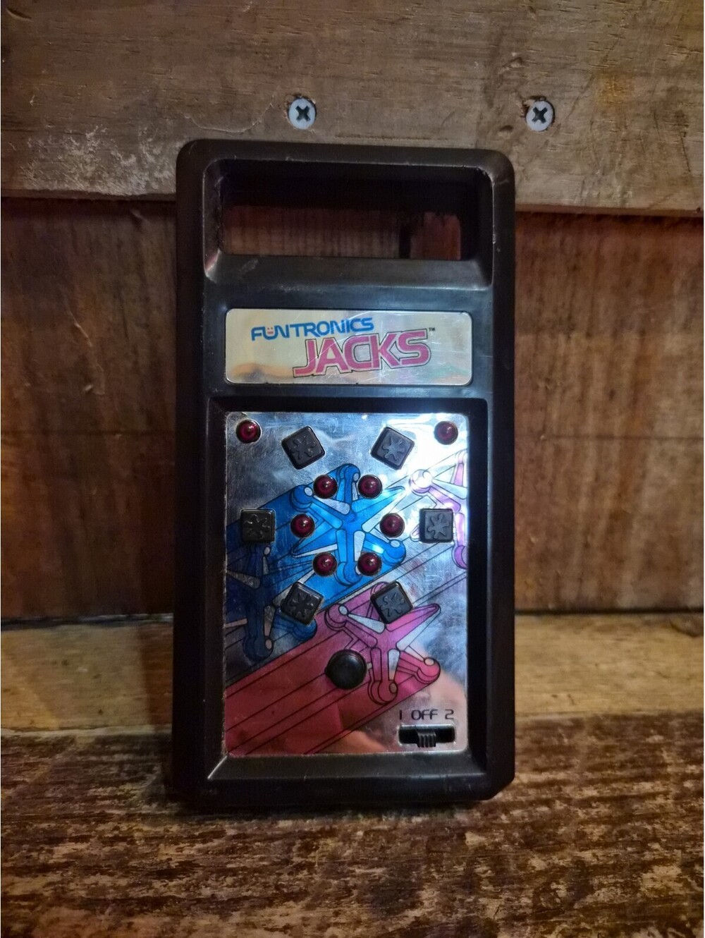 Vintage Mattel Funtronics Jacks Hand Held Game 1979 Toy Computer  Tested Working